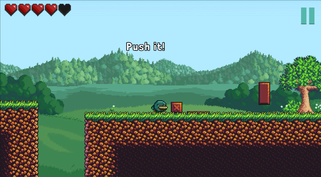 PeraFall Screenshot - Push puzzle